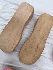 Zoccoli, fondi in legno naturale bambino 35 Paia dal 25 al 37