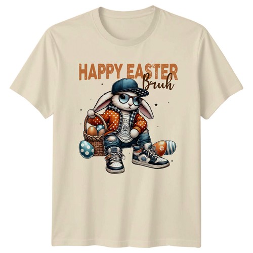 Maglietta happy easter bruh - maglietta,
