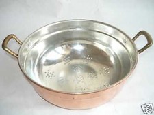 SCOLAPASTA in RAME STAGNATO da