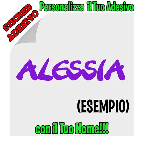 Personalizza tuo sticker - personalizza, il