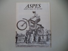 advertising Pubblicità 1972 MOTO ASPES HOPI 125