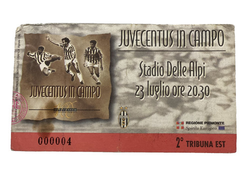 Biglietto ticket juvecentus - biglietto,