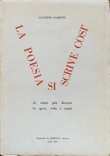 Giuseppe Goretti - La poesia