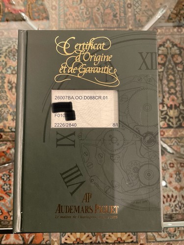 Audemars piguet papiere - audemars,