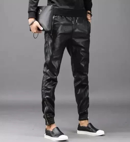 Pantaloni sweat pelle - pantaloni,