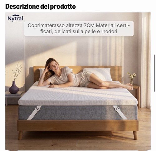 Materasso topper memory foam - memory,