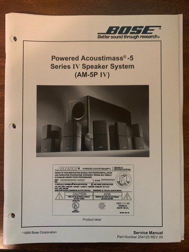 Bose powered acoustimass - bose,
