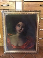 QUADRO ritratto donna DIPINTO