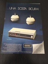 1973 GRUNDIG RTV 901-4D SINTO AMPLIFICATORE HIFI 4D STEREO VINTAGE AD PUBBLICITA