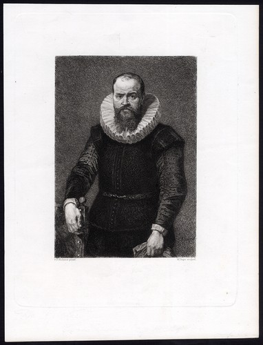 Stampa antica ritratto nobile - stampa, antica-ritratto-nobile