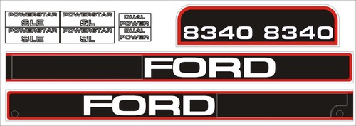 Kit adesivi per ford - adesivi,