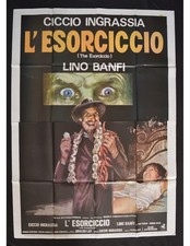 manifesto L'ESORCICCIO ciccio ingrassia lino banfi esorcista perego A474