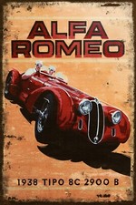 Auto a motore vintage Alfa