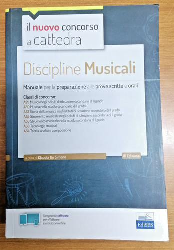 Discipline musicali manuale - discipline,