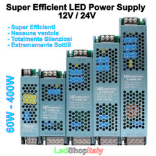 Alimentatori Trasformatori 12V 24V Compatti e Silenziosi per Strisce LED