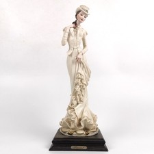 Figurina Capodimonte LV Berger Pascal Lady Napoli Italia 1999 resina vintage