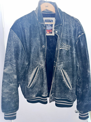 Giacca pelle diesel dsl - di,