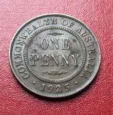 Penny Australia 1925, raro