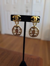 Orecchini a clip oro inciso