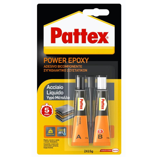 Pattex acciaio liquido - acciaio, 30g