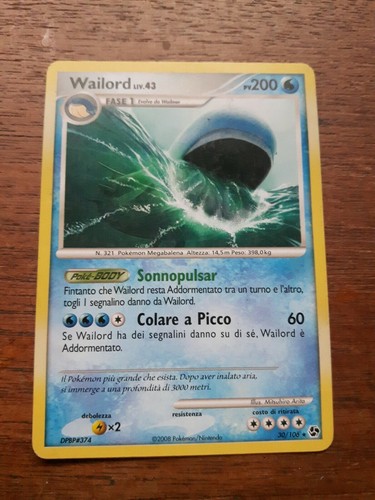 Wailord 106 incontri - 30/106,