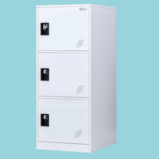 Armadietto Verticale Con Lucchetto - per Casa, Palestra, Ufficio - 2 O 3 Livelli