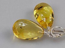 Orecchini ambra con orecchini