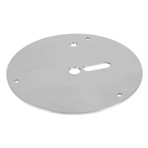 Staffa rotonda inox per