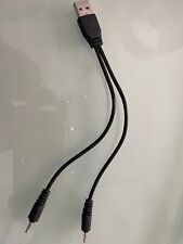 Cavo Di Alimentazione USB A Spina 5,5mm Connettore Barrel Jack doppio