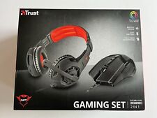 Trust GXT 784 Set da Gioco 2 in 1 con Cuffie e Mouse 4800 dpi Mouse da Gioco