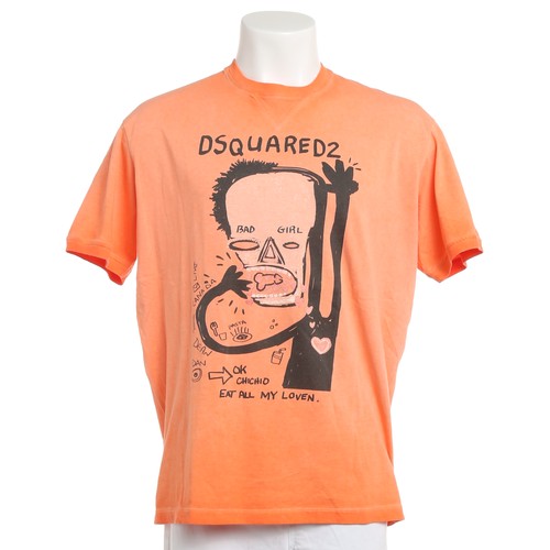Shirt dsquared arancione - xl,