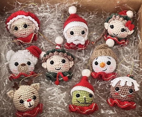 Palline natale uncinetto - palline, di