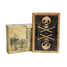 Carte da gioco vintage teschio