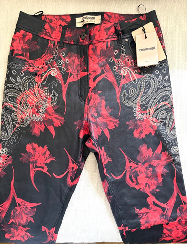 Jeans roberto cavalli pelle - jeans,