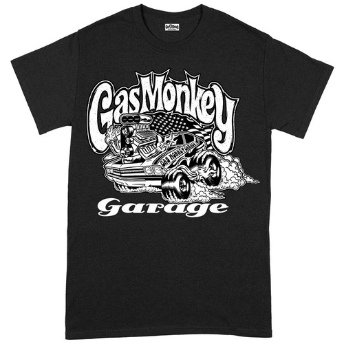 Maglietta gas monkey - monkey, garage