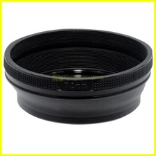 Paraluce ripiegabile universale in gomma 72mm per obiettivi, innesto a vite M72.