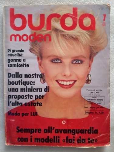 Burda 1983 con cartamodelli - burda,