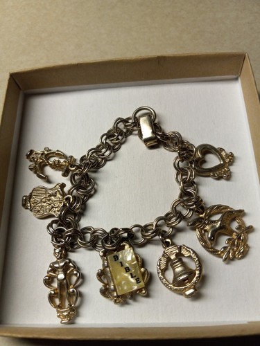 Vintage charm bracelet - charm,