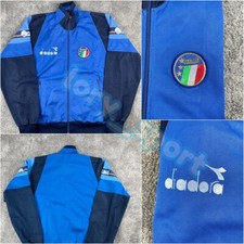 Maglia Shirt Trikot Camiseta top Jacket Giacca felpa tuta Italia Diadora 1988-90