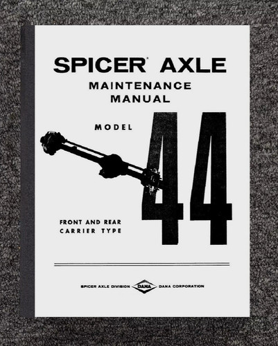 Manuale manutenzione asse