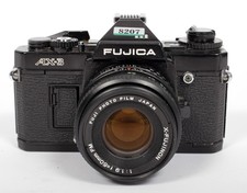 Fujica AX-3 35 mm fotocamera reflex pellicola + obiettivo X Fujinon 50 mm F1.p (#8207)