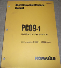 Komatsu pc09 libretto - komatsu, pc09-1
