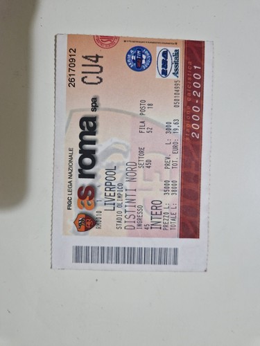 Biglietto roma liverpool - as,
