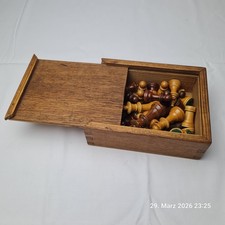 Scacchiera vintage con scatola