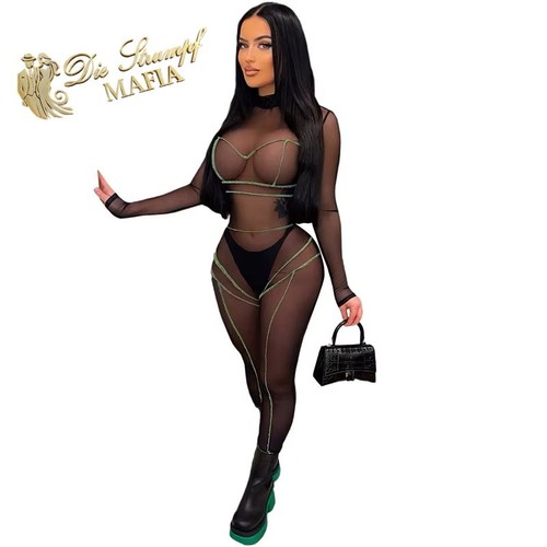 Bodystocking sexy bretelle