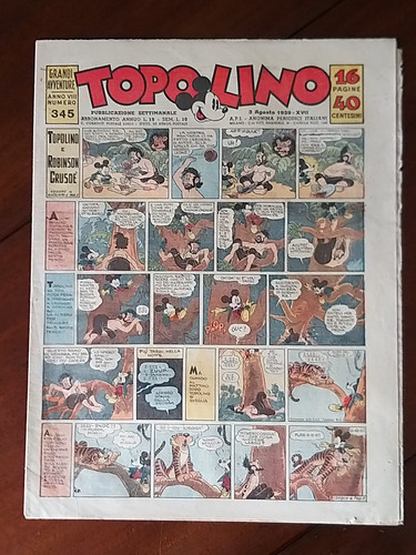 Topolino giornale 345 - **topolino, n