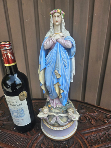 Antica statua madonna - , in