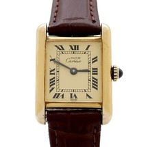 Cartier Tank Must  de Cartier Vermeil Lady Carica Manuale
