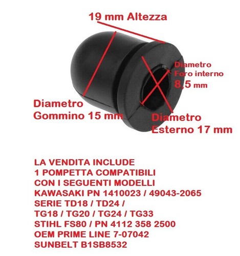 Pompetta benzina carburatore - pompetta,