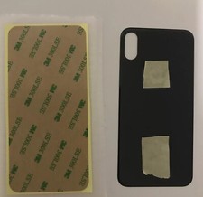 Back vetro Scocca Posteriore Per iPhone X, Nero GRIGIO SIDERALE Foro Big